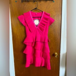 Bright pink Celia B dress never worn!